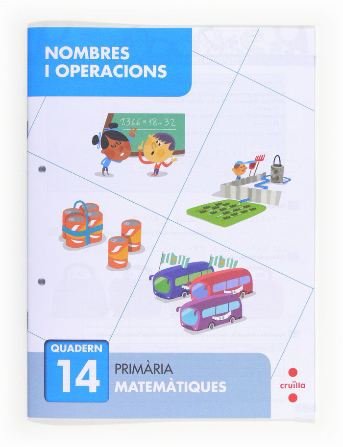 Nombres I Operacions 14 5º EP Catalan 13 SMMAT15EP (Cruilla Sm) - 9788466132756