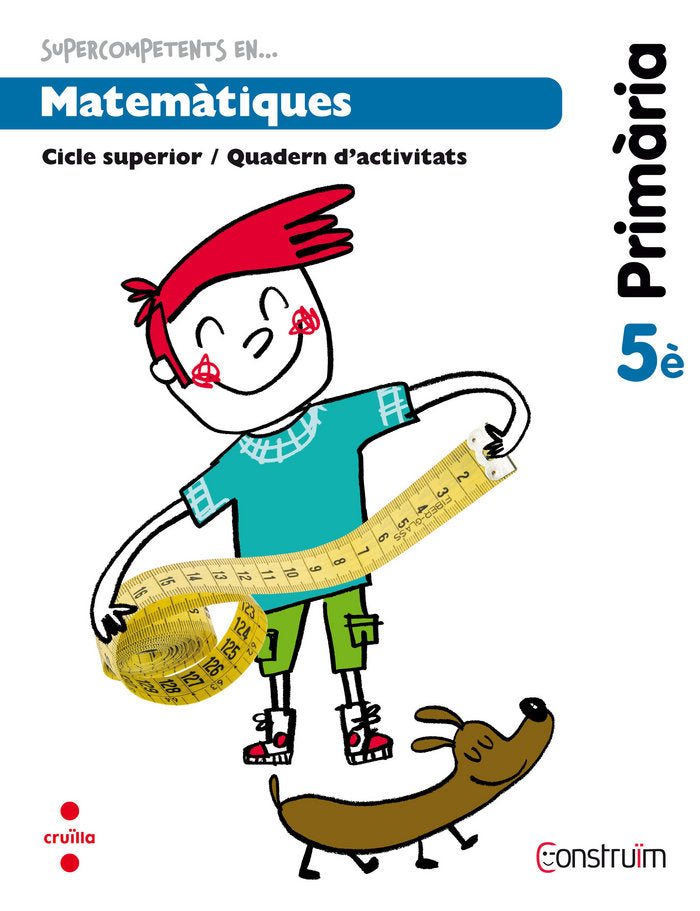 Quadern Matemàtiques 5º EP Construim 14 SMMAT15EP (Cruilla Sm) - 9788466134835