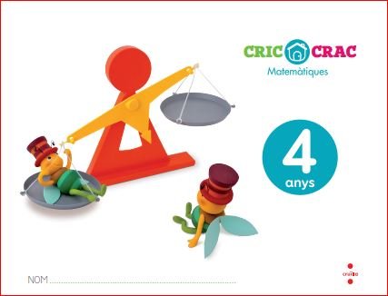 MATEMATIQUES, 4 ANYS, CRIC-CRAC | BERNABEU RUIZ, JAVIER | 9788466142953 (Cruilla Sm) Imagen principal del producto