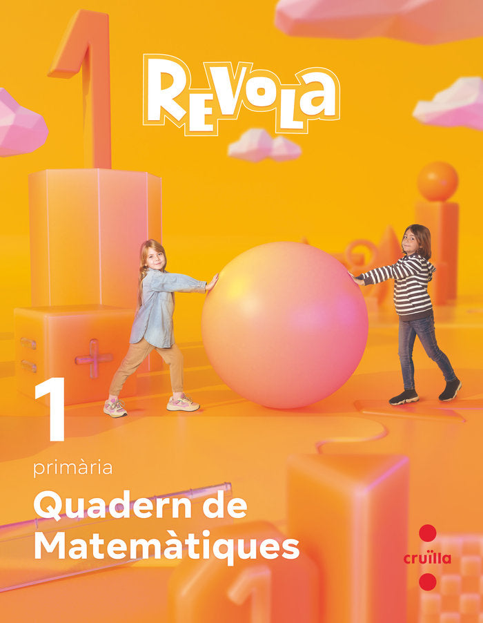 Cuaderno Matemàtiques 1º EP Cataluña 22 Revola (Cruilla Sm) - 9788466151399