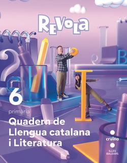Quadern Llengua 6e.primària. Revola. Illes Balears 2023 Imagen principal del producto