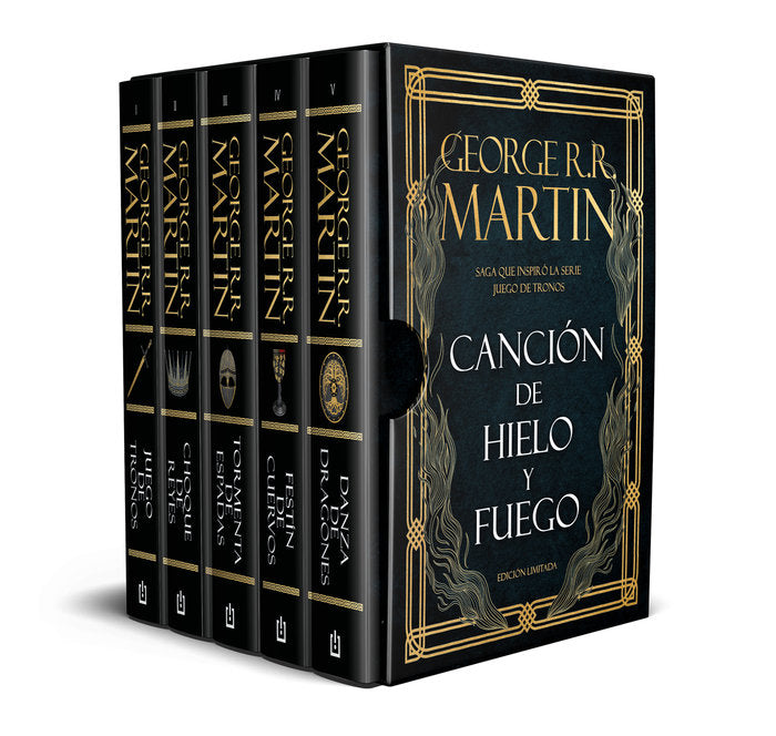 ❄️🔥 ESTUCHE CANCIÓN DE HIELO Y FUEGO (EDICIÓN LIMITADA) 🐉⚔️ Imagen principal del producto
