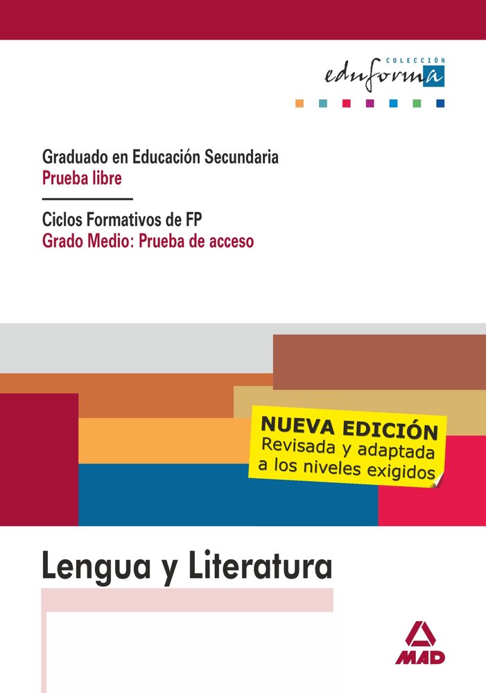 LENGUA Y LITERATURA PRUEBA LIBRE ESO CF GM N,E | AA,VV | MAD | 9788466561402 Imagen principal del producto