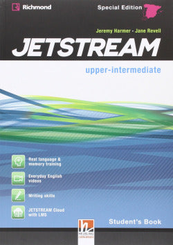Jetstream Upper-intermediate B-2 Student's + E-zone 1º Bachillerato (Richmond) - 9788466825139