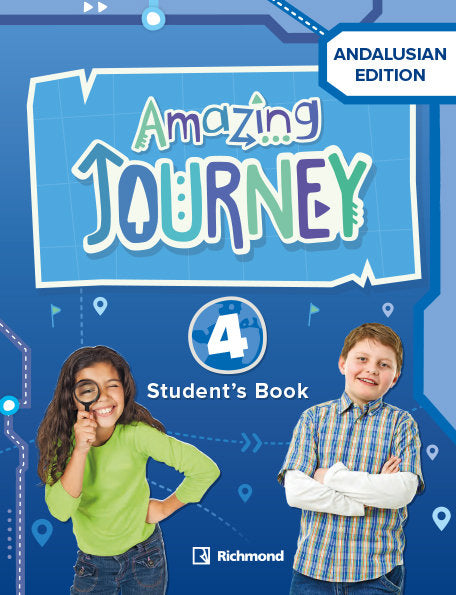 AMAZING JOURNEY 4 STD ANDALUCIA | Varios autores | 9788466828765 (Richmond Santillana) Imagen principal del producto