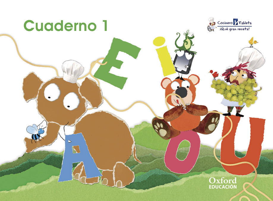 Cocinero y Tableta 3 años. Cuaderno 1. Beatriz Escorial González (Oxford University Press España, S.A.) 9788467358407 Imagen principal del producto
