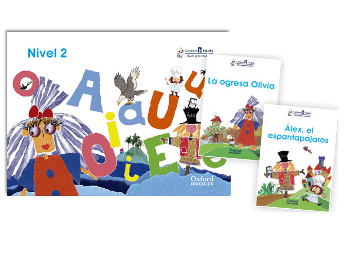 Cocinero y Tableta 4 años. Cuaderno + Cuentos 2. Varios Autores (Oxford University Press España, S.A.) 9788467395242 Imagen principal del producto