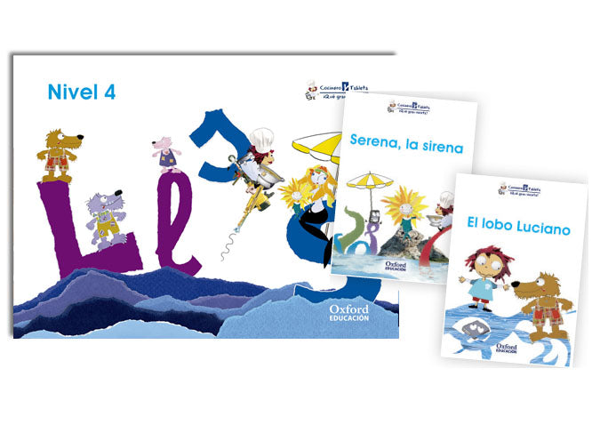 Cocinero y Tableta 4 años. Cuaderno + Cuentos 4. Varios Autores (Oxford University Press España, S.A.) 9788467395327 Imagen principal del producto