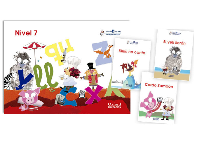 Cocinero y Tableta 5 años. Cuaderno + Cuentos 7. Varios Autores (Oxford University Press España, S.A.) 9788467395457