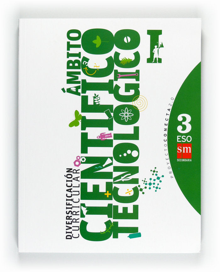 Diversificacion Curric, Ámbito Cienti, 3º ESO 11 SMVAR33ESO (Sm) - 9788467548396
