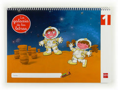 LECTOESCRITURA 3AÑOS GALAXIA 1 PAUTA 12 LETRAS SMLEN03EI | Varios Autores | 9788467553451 (Sm)