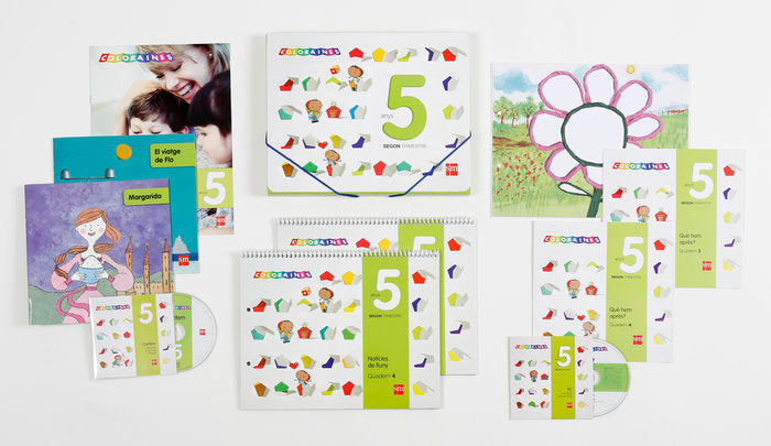 COLORAINES, 5 ANYS, 2 TRIMESTRE | DURAN, MONTSERRAT/PEREZ, CONCHA/RUSIÑOL, | 9788467561012 (Sm)