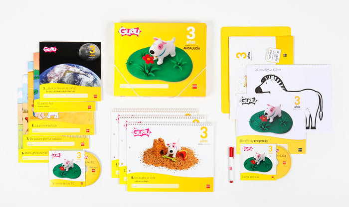 GUAU 3AÑOS 3oTRIMESTRE 13 ANDALUCIA SMGLO03EI | Varios Autores | 9788467561715 (Sm) Imagen principal del producto