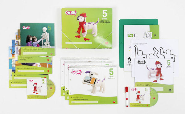 GUAU 5AÑOS 2oTRIM,13 EXTREMADURA SMGLO05EI | AA,VV | 9788467561852 (Sm)