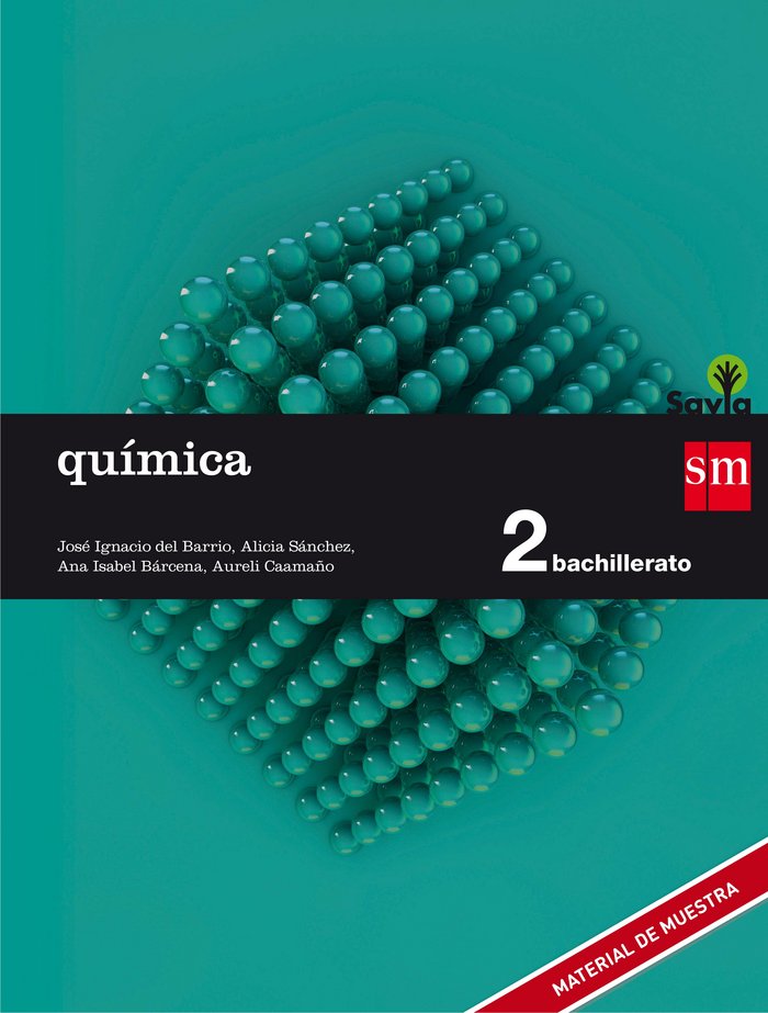 ✅ QUIMICA 2ºNB SAVIA 16 SMQU42NB - 9788467587227 Imagen principal del producto