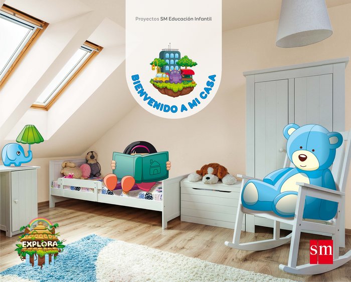 EXPLORA BIENVENIDO MI CASA 4AÑOS 1oTRIMESTRE 17 | AA,VV | 9788467592337 (Sm) Imagen principal del producto