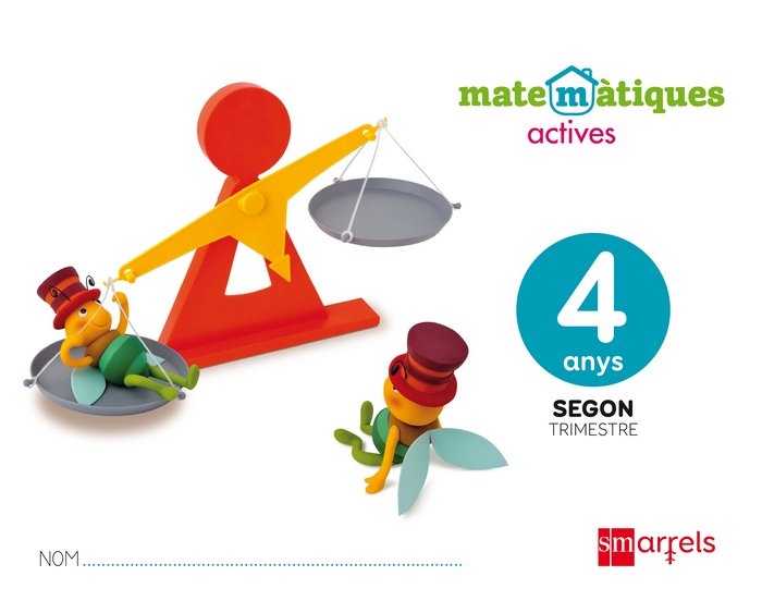 MATEMATIQUES ACTIVES, 4 ANYS | BERNABEU RUIZ, JAVIER | 9788467593884 (Sm) Imagen principal del producto