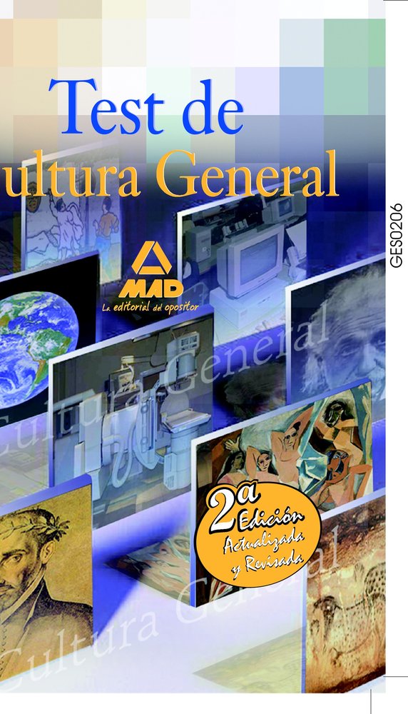 TEST DE CULTURA GENERAL 2ªED | AA,VV, | MAD | 9788467640182 Imagen principal del producto