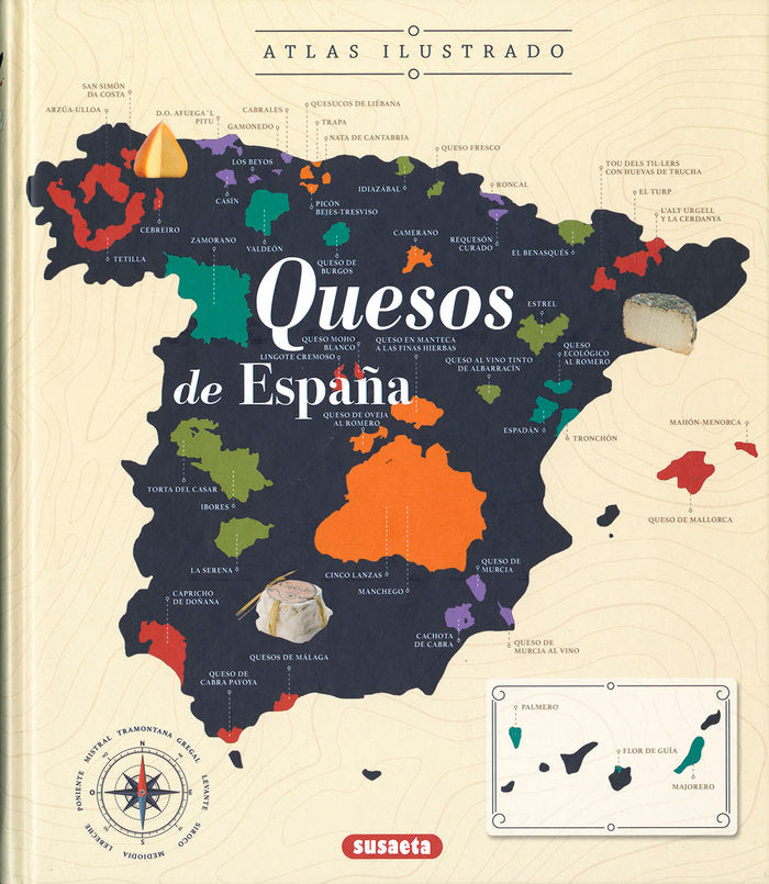 QUESOS DE ESPAÑA - 9788467786149 Imagen principal del producto