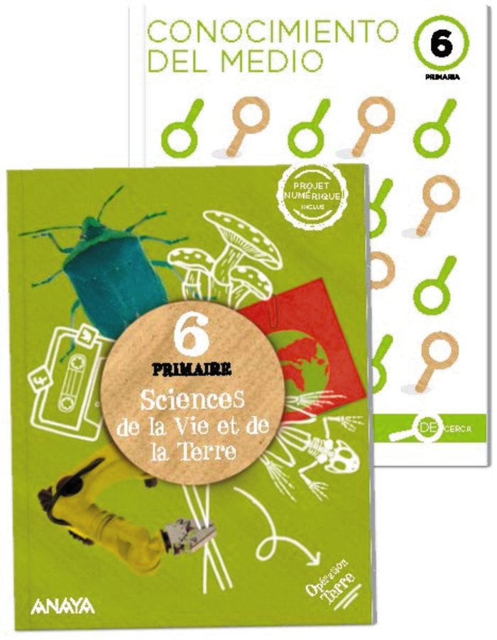 Sciences de la Vie et de la Terre 6. Livre de l'élève + De cerca | Varios autores | 9788467805314 (Anaya Texto) Imagen principal del producto