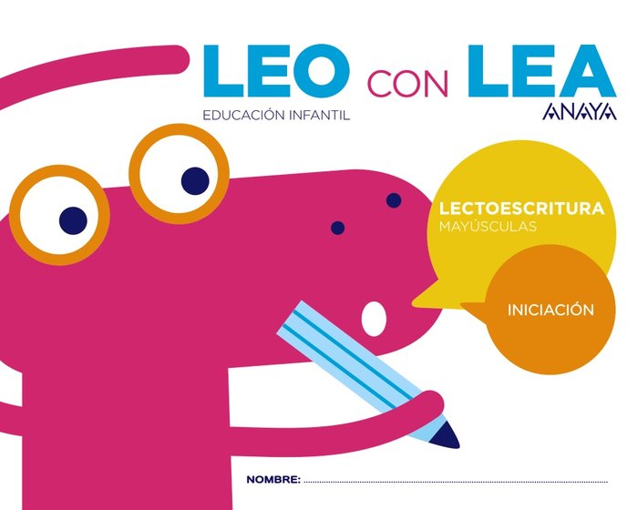 LEO CON LEA 3 INICIACION MAYUSCULAS EI 17 | Varios Autores | 9788467833300 (Anaya Texto) Imagen principal del producto