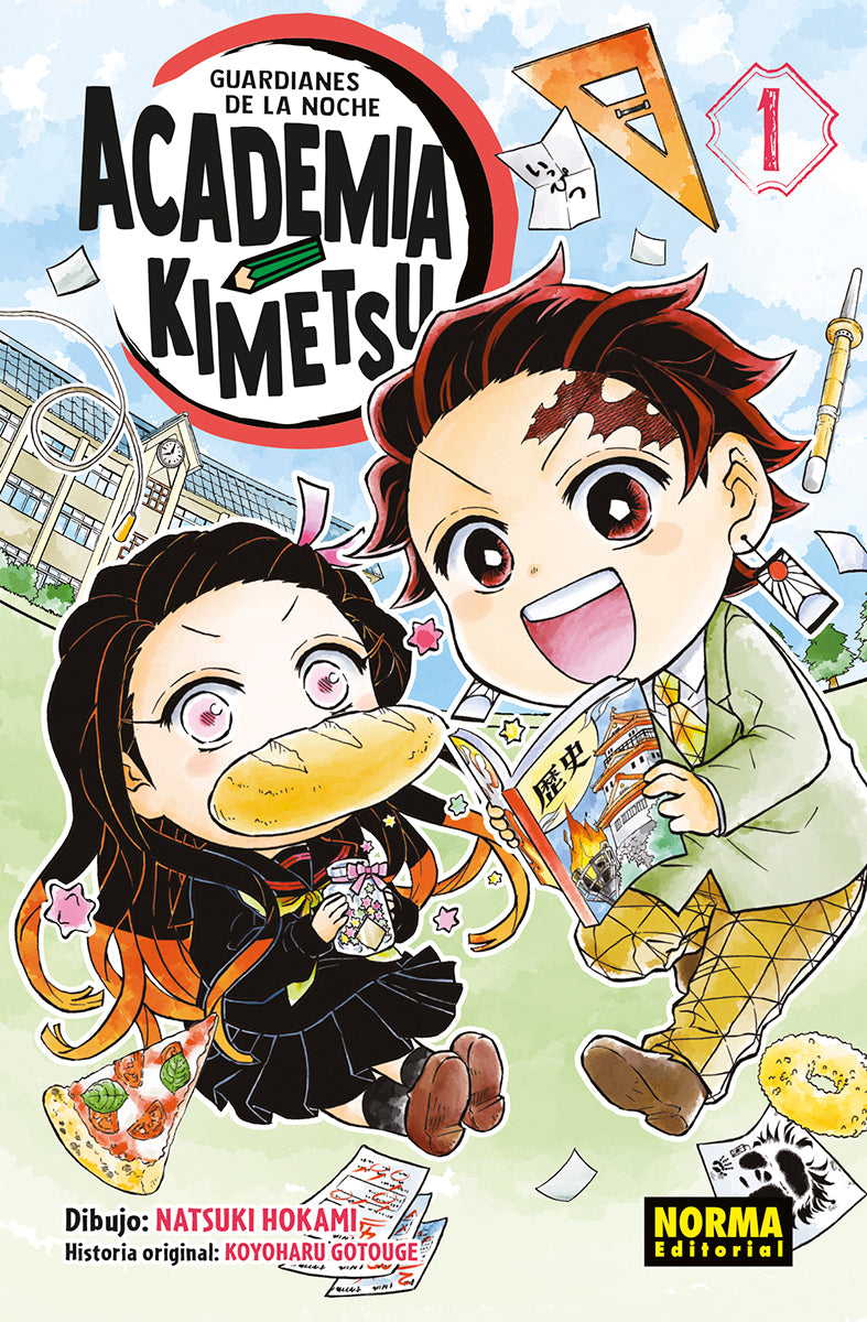 GUARDIANES DE LA NOCHE. ACADEMIA KIMETSU 01