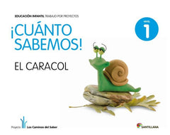 CUANTO SABEMOS 2 EL CARACOL 3AÑOS 2011 SANVAR03EI | Varios Autores | 9788468002156 (Santillana)