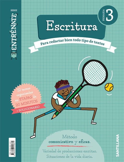 CUADERNO ESCRITURA SERIE ENTRENATE 3 PRIMARIA | Varios autores | 9788468014371 (Santillana) Imagen principal del producto