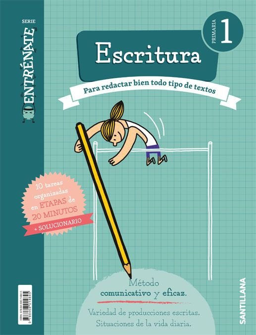 CUADERNO EXPRESION 1oEP ENTRENATE 18 | AA,VV | 9788468014845 (Santillana)