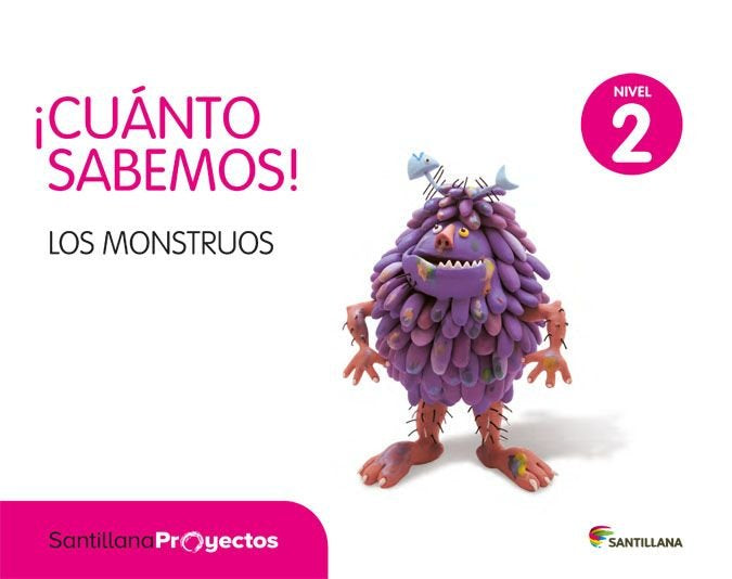 CUANTO SABEMOS 2 MONSTRUOS 4AÑOS 13 SANVAR04EI | AA,VV | 9788468015132 (Santillana)