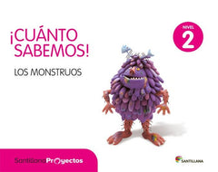 CUANTO SABEMOS 2 MONSTRUOS 4AÑOS 13 SANVAR04EI | AA,VV | 9788468015132 (Santillana)