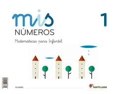 MIS NUMEROS 1 (CUAD+ALBUM) 3AÑOS 13 SANMAT03EI | Varios Autores | 9788468015262 (Santillana)