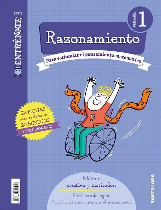 CUADERNO RAZONAMIENTO 1oEP ENTRENATE 18 | AA,VV | 9788468019437 (Santillana)