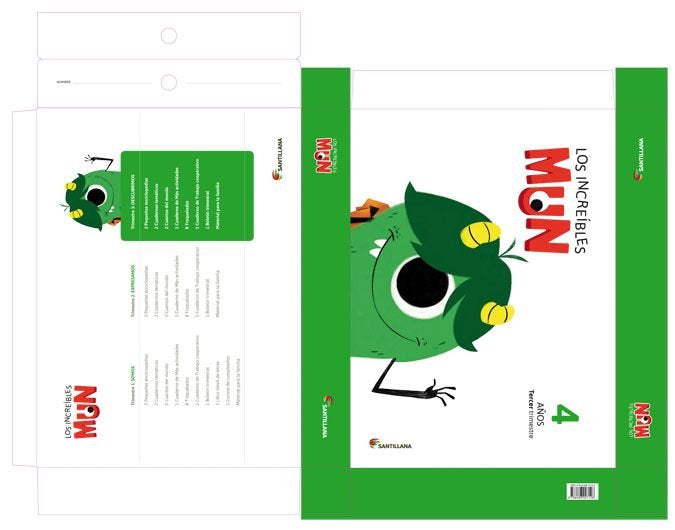 INCREIBLES MUN 4AÑOS 3oTRIMESTRE 16 SANGLO04E | AA,VV | 9788468027128 (Santillana)