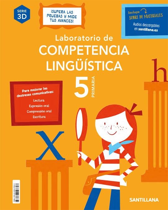 LABORATORIO DE COMPETENCIA LINGÜÍSTICA 3D 5 PRIMARIA | Varios autores | 9788468027623 (Santillana) Imagen principal del producto