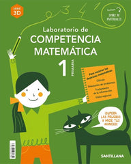 LABORATORIO COMPETENCIA MATEMATICA 1oEP 3D 20 ENTRENATE | AA,VV | 9788468027647 (Santillana)