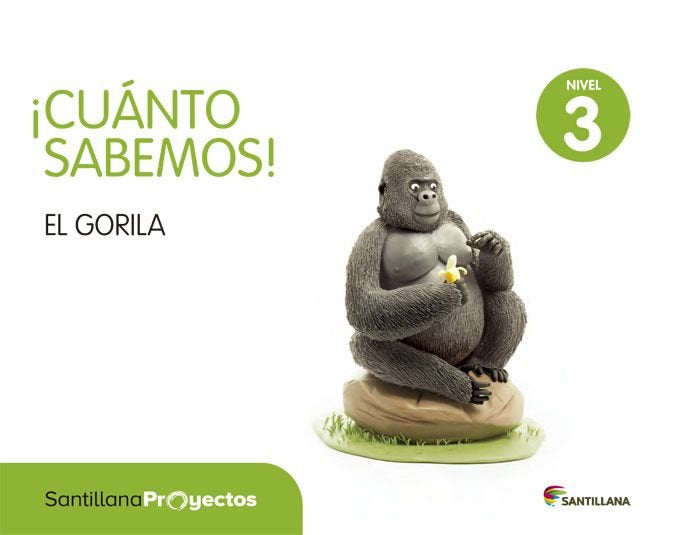CUANTO SABEMOS 3 EI 5AÑOS EL GORILA 15 SANVAR05EI | AA,VV | 9788468030128 (Santillana) Imagen principal del producto
