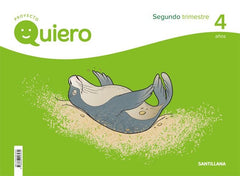 QUIERO 4AÑOS 2oTRIMESTRE 18 | AA,VV | 9788468043432 (Santillana)