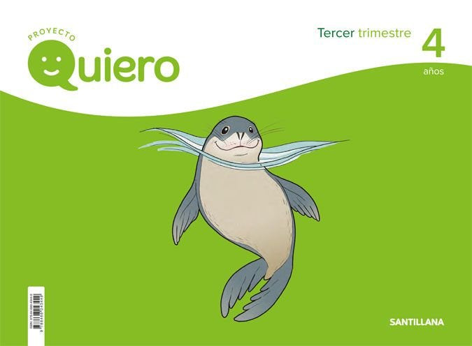 QUIERO 4AÑOS 3oTRIMESTRE 18 | AA,VV | 9788468043449 (Santillana)