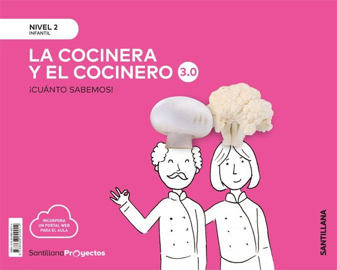CUANTO SABEMOS 3,0 2 COCINEROS 4AÑOS 19 | AA,VV | 9788468049014 (Santillana) Imagen principal del producto