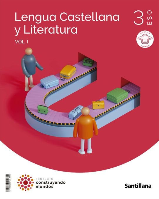 Lengua Literatura 3º ESO M, Ligera Murcia 22 Construy, Mundos (Santillana) - 9788468049519