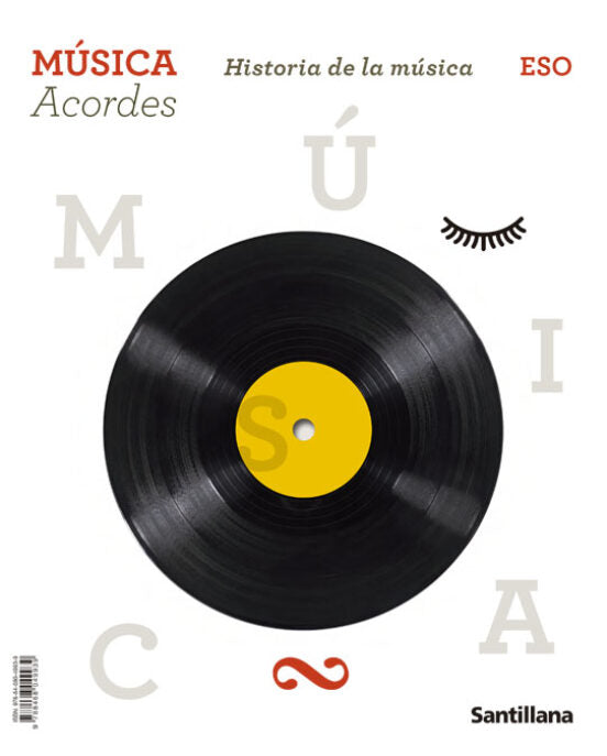 ✅ MUSICA 3º ESO ACORDES CAST ED 2022 VV.AA. SANTILLANA - 9788468049939 Imagen principal del producto