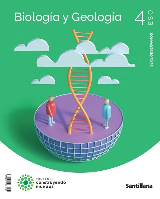 BIOLOGIA Y GEOLOGIA 4ºESO OBSERVAMOS CONSTRUYENDO MUNDOS SANTILLANA | Varios autores | 9788468050003 (SANTILLANA) Imagen principal del producto