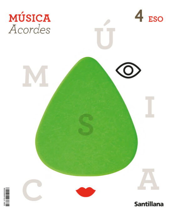 ✅ MUSICA 4º ESO NUEVO ACORDES CONSTRUYENDO MUNDOS ED 2023 VV.AA. SANTILLANA - 9788468050096