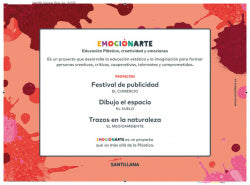 Plastica y Visual 4 Primaria Cuaderno con Ficha Emocion Rojo ED19 Imagen principal del producto