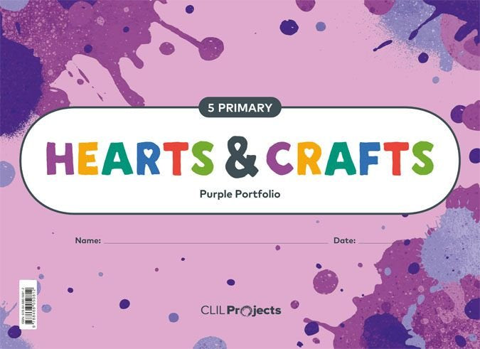 HEARTS & CRAFTS PURPLE NOTEBOOK I 5 PRIMARIA | Varios autores | 9788468050812 (Santillana) Imagen principal del producto