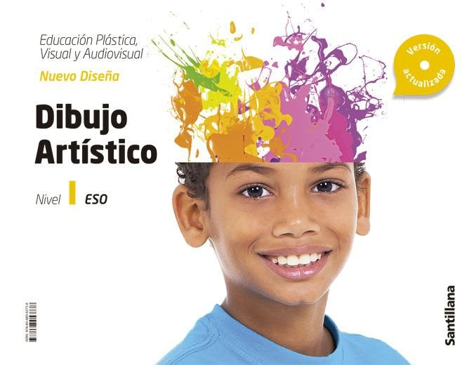 CUADERNO EDUCACION PLASTICA, VISUAL Y AUDIOVISUAL DIBUJO ARTISTICO SERIE NUEVO DISEÑA NIVEL I ESO | Varios autores | 9788468053738 (SANTILLANA) Imagen principal del producto