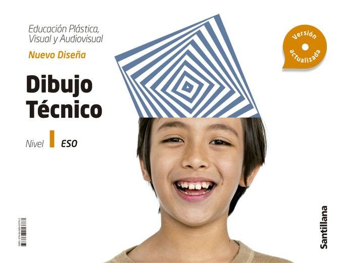 CUADERNO EDUCACION PLASTICA, VISUAL Y AUDIOVISUAL DIBUJO TECNICO SERIE NUEVO DISEÑA NIVEL I ESO | Varios autores | 9788468053783 (SANTILLANA) Imagen principal del producto