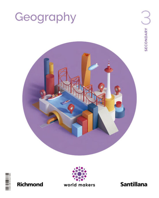 ✅ GEOGRAPHY 3º ESO MAKING WORLDS ED 2022 (edición en inglés) VV.AA. SANTILLANA - 9788468053820