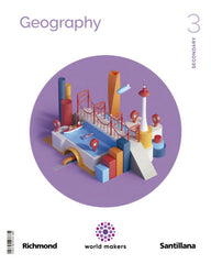 ✅ GEOGRAPHY 3º ESO MAKING WORLDS ED 2022 (edición en inglés) VV.AA. SANTILLANA - 9788468053820